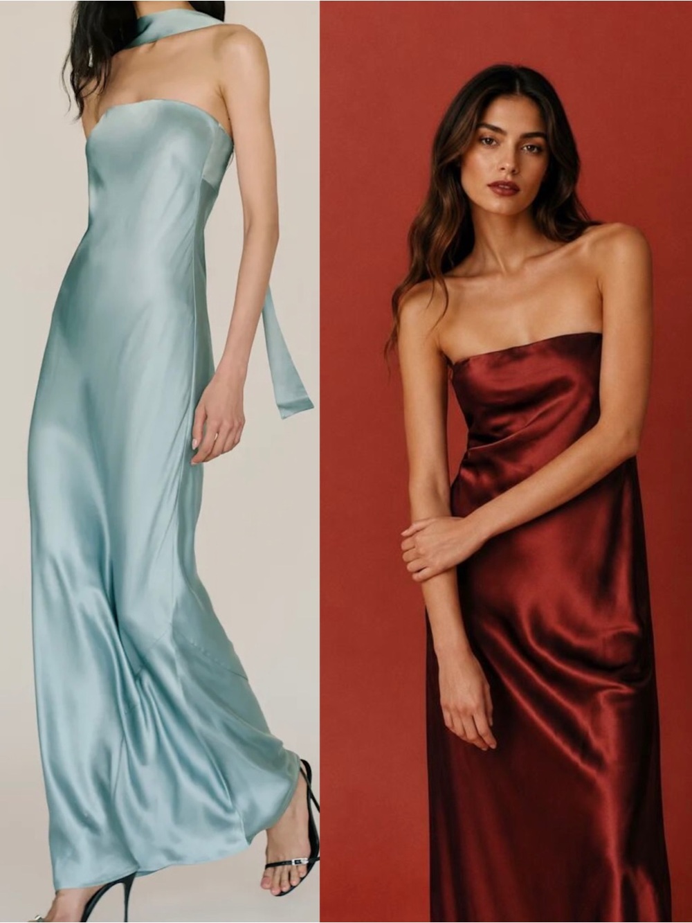 Reformation Oren Silk Dress